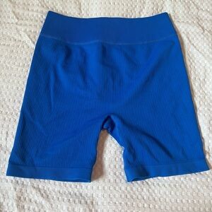 Ribbed Biker Shorts